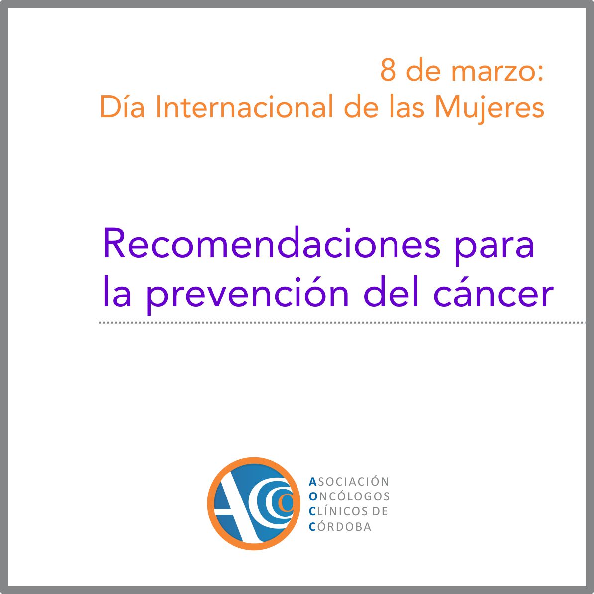 Mujeres y prevención del cáncer